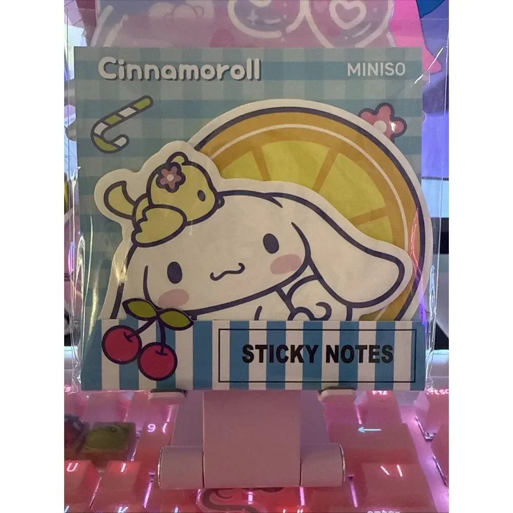 Sanrio Cinnamoroll Sticky Notes Set 2 Designs 20 Sheets Kawaii Stationery 2024